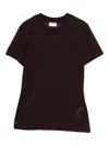 Filippa K Short Sleeve Tee In Brown