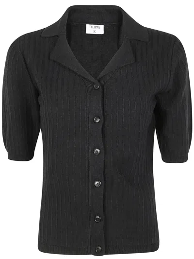 FILIPPA K FILIPPA K SHORTSLEEVE COLLAR CARDIGAN