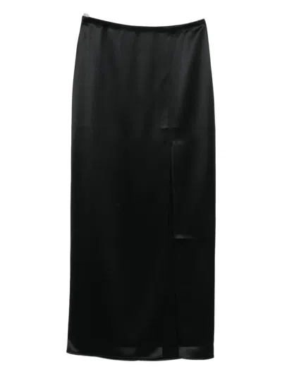 FILIPPA K SIDE-SLIT MIDI SKIRT