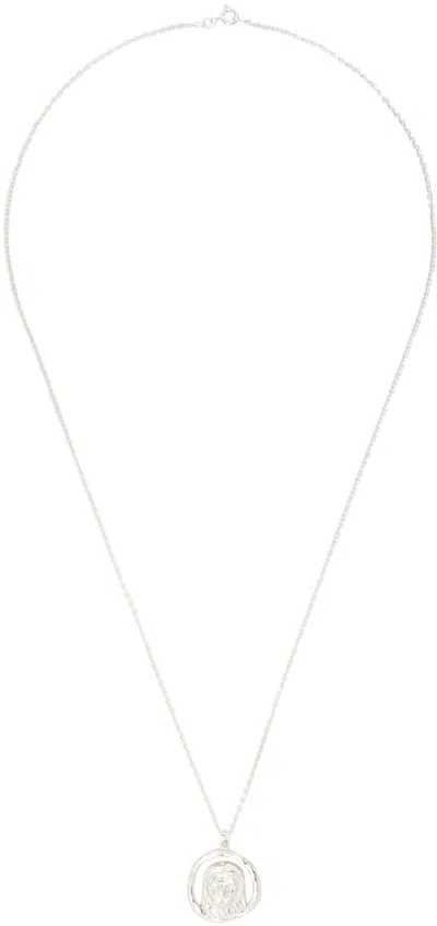 Filippa K Silver Stockholm Lion Necklace In Silver Metal