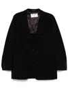 Filippa K Single-breasted Blazer Jacket In Black