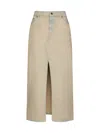 Filippa K Skirt In Beige Overdyed