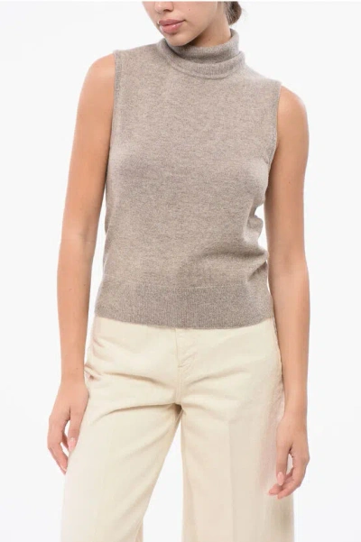 Filippa K Sleeveless Wool Turtleneck Sweater