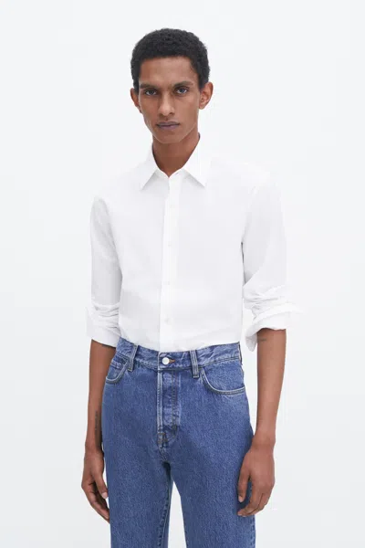 Filippa K Slim Cotton Stretch Shirt In White