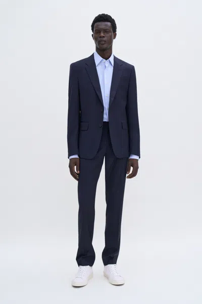 Filippa K Slim Wool Blazer In Blue