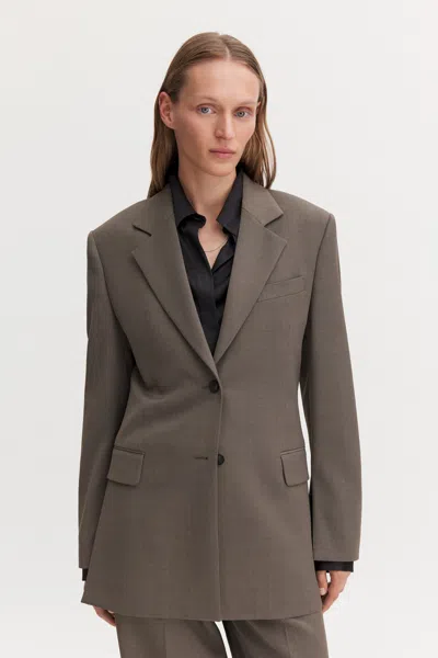Filippa K - Slit Blazer - Damen - Driftwood - 32 - Regular Fit