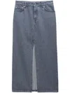 Filippa K Long Slit Denim Skirt