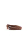 Filippa K Small Buckle Belt In Brown
