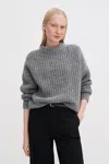Filippa K Soft Alpaca Sweater In Brown