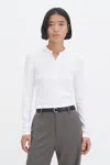 Filippa K Soft Rib Henley In White