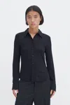 Filippa K Soft Rib Shirt In Black