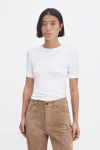 Filippa K Soft Rib Tee In White
