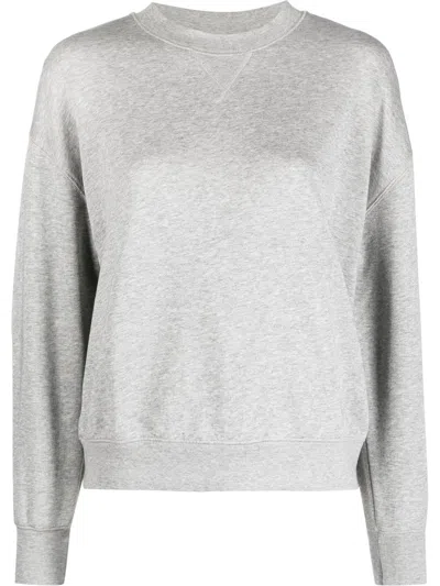 Filippa-k Soft Sport Crew-neck Long-sleeve Sweatshirt In Grey