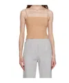 Filippa K Beige Spaghetti Strap Tank Top In Brown
