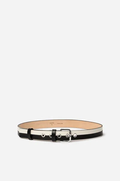Filippa K Split Tone Leather Belt In Multi