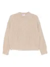 Filippa K Stand-neck Sweater In Neutral