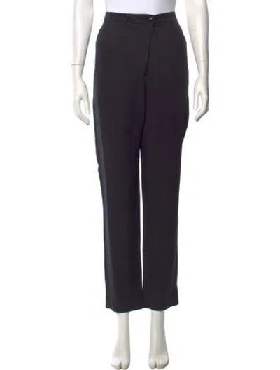 Pre-owned Filippa K Straight Leg Pants In Black
