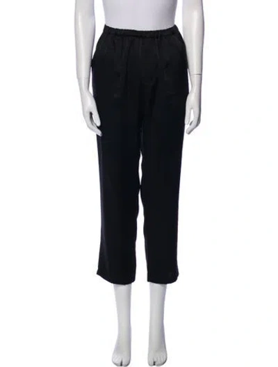 Pre-owned Filippa K Straight Leg Pants In Black