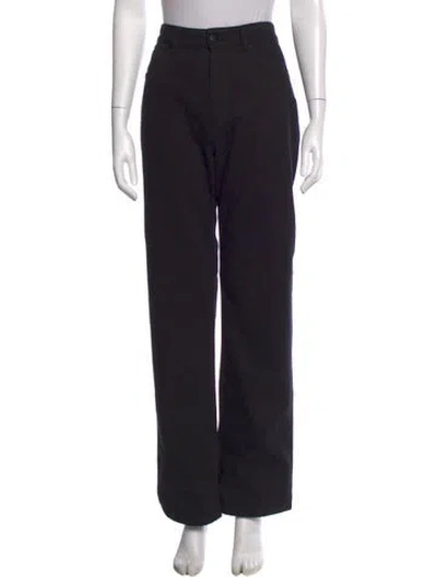 Pre-owned Filippa K Straight Leg Pants In Black