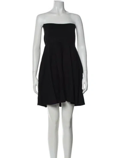 Pre-owned Filippa K Strapless Mini Dress In Black