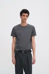 Filippa K Stretch Cotton Tee In Gray