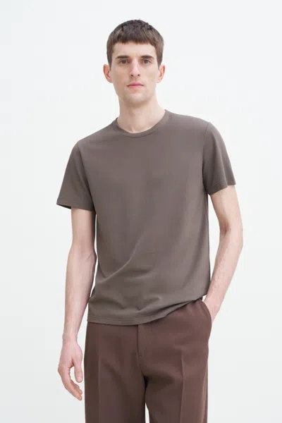 Filippa K Stretch Cotton Tee In Green