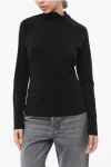 Filippa K Stretch Cotton Turtle-neck Sweater In Black