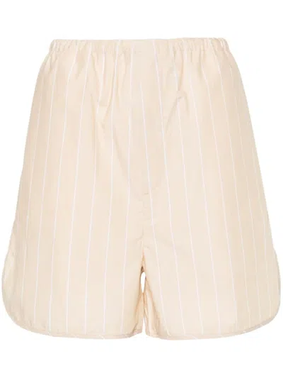 FILIPPA K FILIPPA K STRIPED DRAWSTRING SHORTS