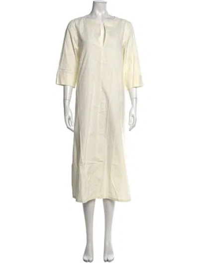 Pre-owned Filippa K Striped Long Dress In Neutrals