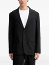 Filippa K Striped-pattern Blazer In Black