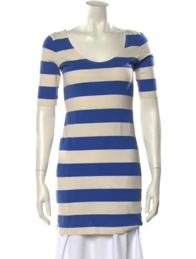Pre-owned Filippa K Striped Scoop Neck Tunic In Multi