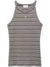 Filippa K Striped Fine Rib Tank In Multi