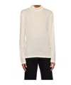 Filippa K Off-white Semi-sheer Turtleneck In Neutral
