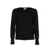 Filippa K Merino Short Cardigan In Black