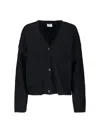 Filippa K Fluffy Cardigan In Black