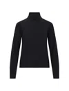 Filippa K Ribbed Turtleneck Sweater Long Sleeves In Black