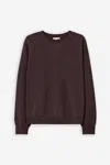 Filippa K Sweatshirt In Dark Chocolate