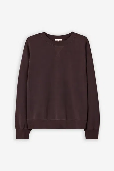 Filippa K Sweatshirt In Dark Chocolate