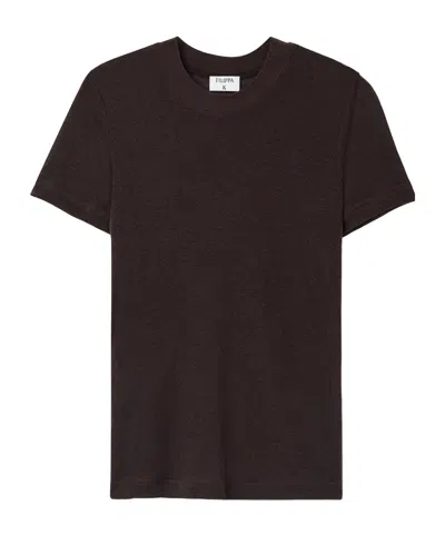 Filippa K T Shirt In Brown