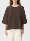 Filippa K Wool Yak Tee In Brown