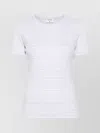 Filippa K T-shirt Ribbed Cotton Horizontal Stripes
