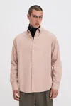 Filippa K Tailored Button Down Shirt In Brown