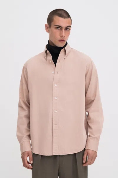 Filippa K Tailored Button Down Shirt In Brown