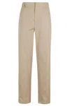 Filippa K Tailored Cotton Trousers In Neutrals