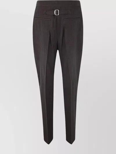 Filippa K Tailored Trousers Front Pleats In Black