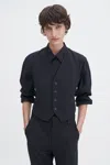 Filippa K Tailored Vest In Black