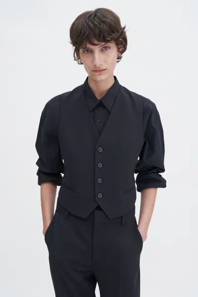 Filippa K Tailored Vest In Black