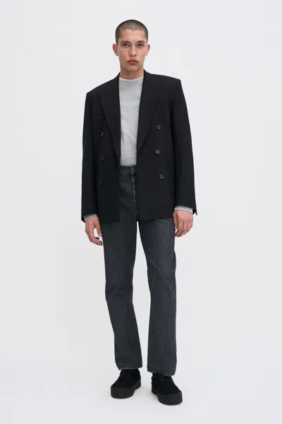 Filippa K Tapered Cropped Jeans In Black