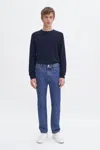Filippa K Tapered Cropped Jeans In Blue