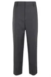 Filippa K Tapered Flannel Trousers In Anthr